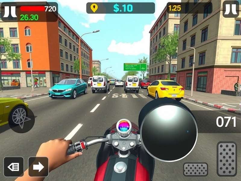 Traffic Rider Bhopal Blast control interface and gameplay mechanics